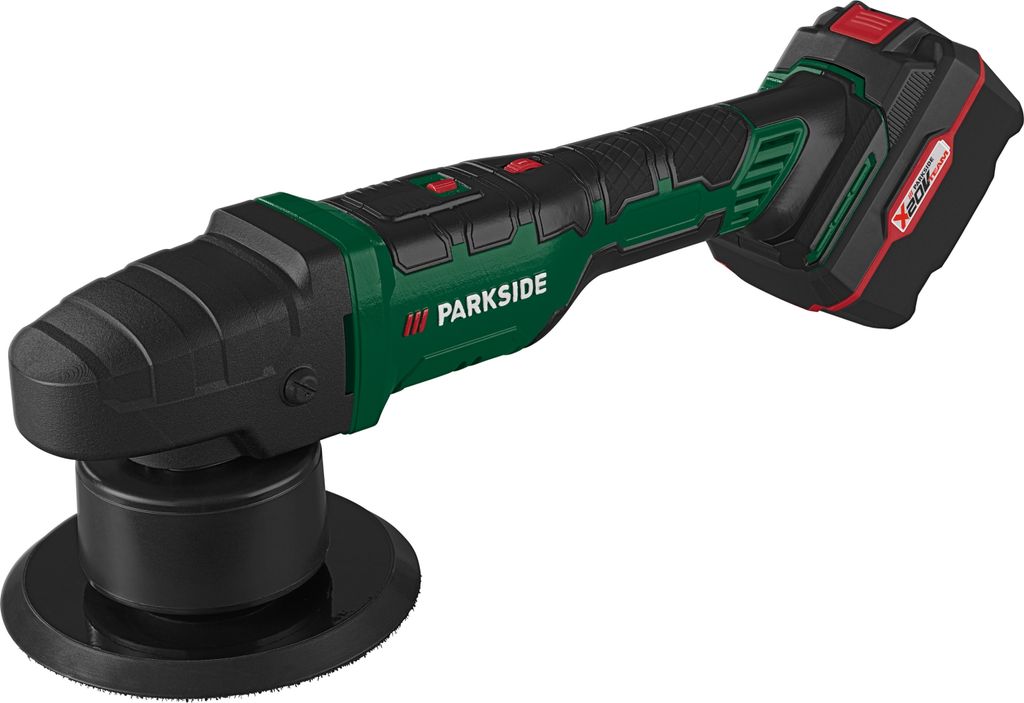 مجموعة بادئ تشغيل آلة التلميع اللاسلكية بارك سايد® 20 فولت »PPMAS 20-Li A1«، مع البطارية والشاحن