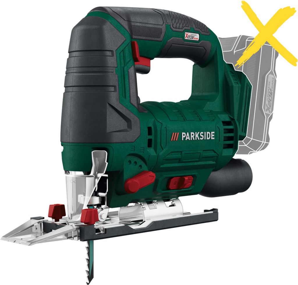 باركسايد® 20 فولت بانوراما البندول اللاسلكية »PSTDA 20-Li B3«، بدون بطارية وشاحن