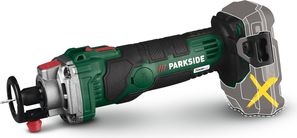 قاطع دوارة بارك سايد PRSA 20-Li A1 ، 20 فولت (بدون بطارية وشاحن) ، ألياف زجاجية بلاستيكية ، حوالي 28.9 × 9.1 × 8.34 سم ، للوح الجصي واللوح (مثل التركيبات الكهربائية) ، متوافق مع بطاريات بارك سايد X 20V Team ، مشبك حزام مع فتاحة زجاجات ، بداية ناعمة ، حماية من إعادة التشغيل