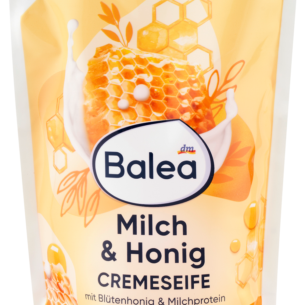 باليا كريم صابون الحليب والعسل، عبوة إعادة التعبئة، 500 مل