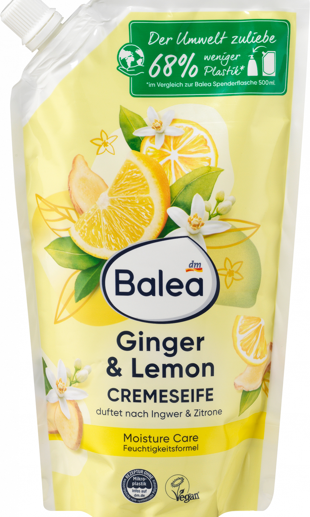 صابون باليا بالزنجبيل والليمون ، عبوة إعادة التعبئة ، 500 مل