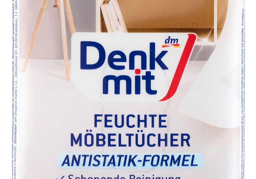 Denkmit مناديل تنظيف رطبة للأثاث ، 24 ساعة
