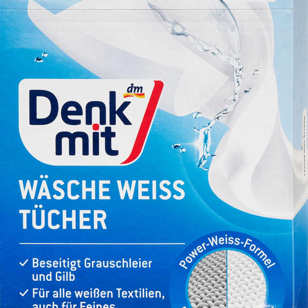 دنكميت ملابس غسيل بيضاء، 20 قطعة