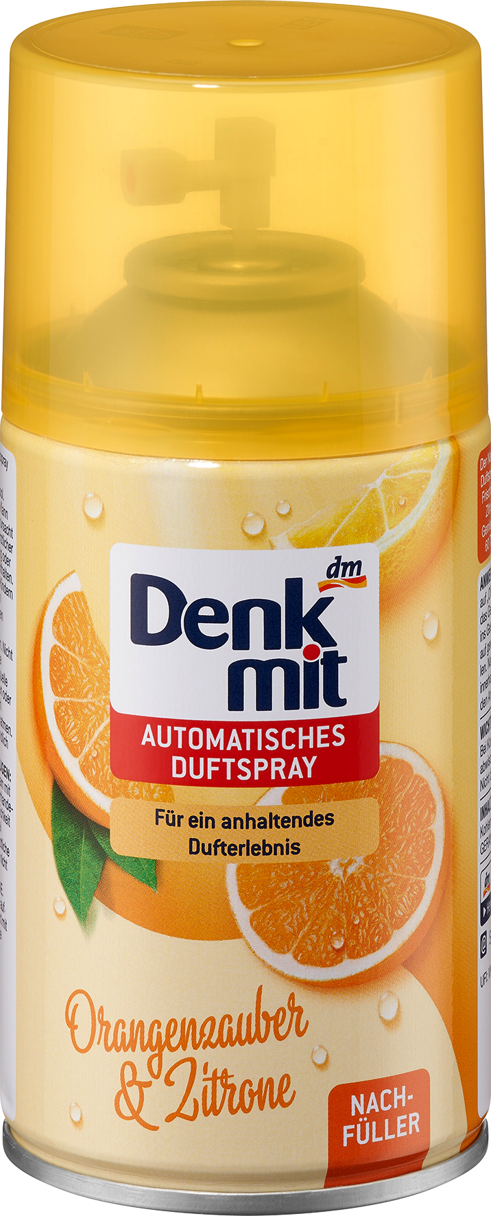 دنكميت معطر جو بخاخ عطري أوتوماتيكي عبوة البرتقال السحري والليمون، 250 مل