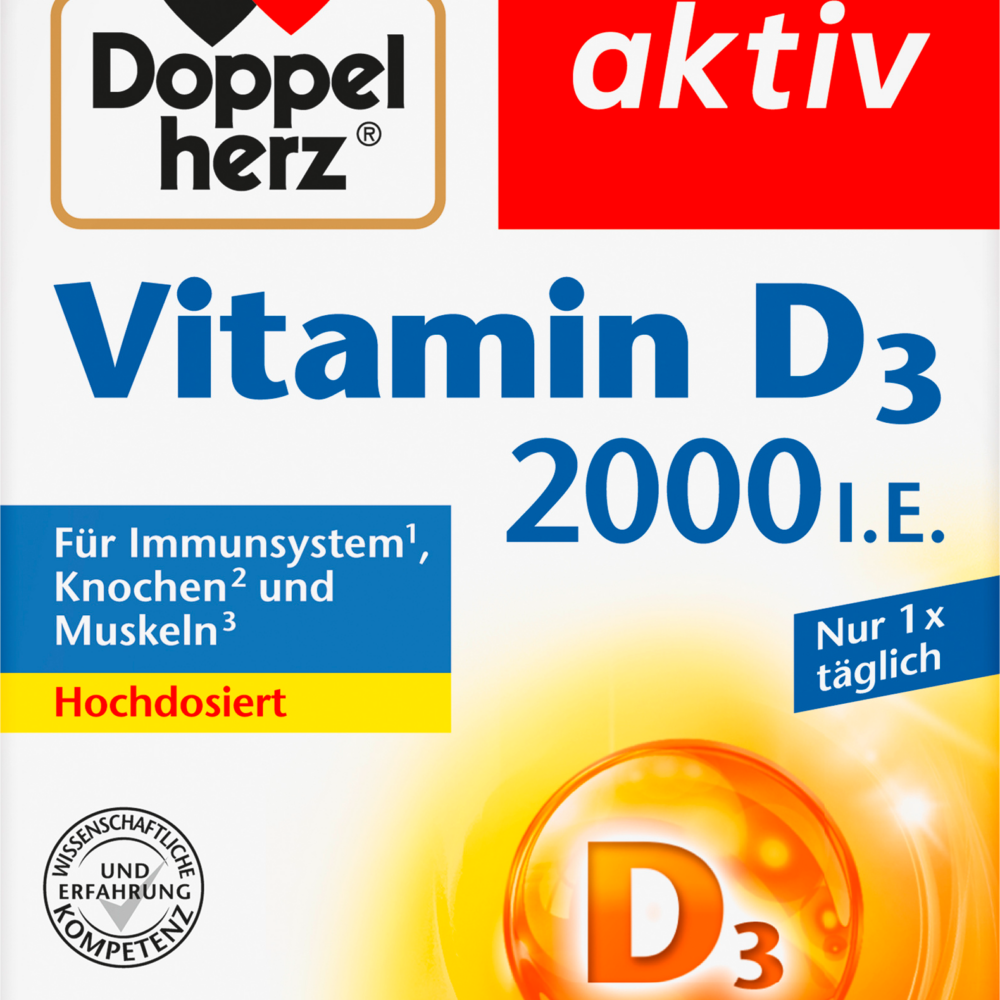 دوبلهيرز فيتامين د3 2000 وحدة دولية أقراص صغيرة 60 قطعة، 24.9 جرام مكمل غذائي