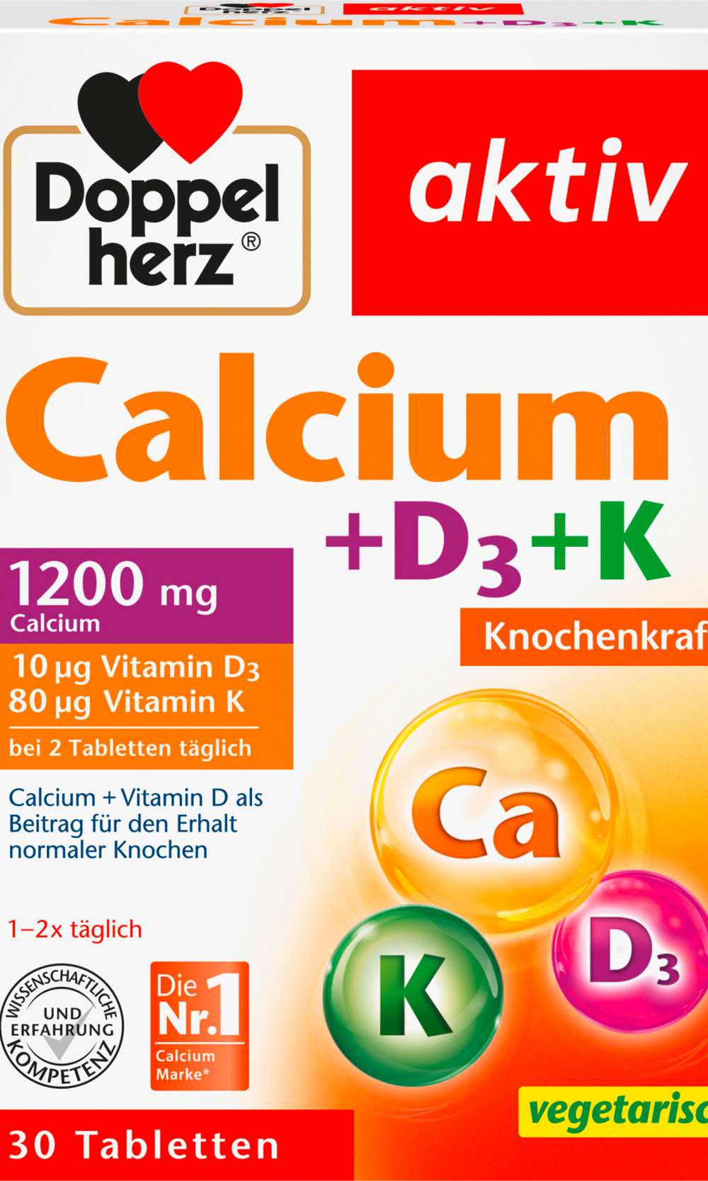 دوبلهيرز كالسيوم + فيتامين د 3 أقراص 30 حبة، 59.1 جممكمل غذائي