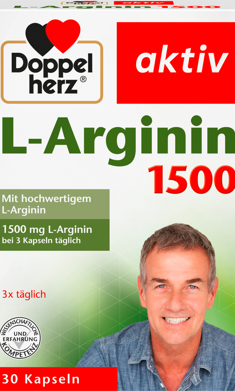 دوبلهيرز كبسولات إل-أرجينين، 30 قطعة، 18.6 جممكمل غذائي