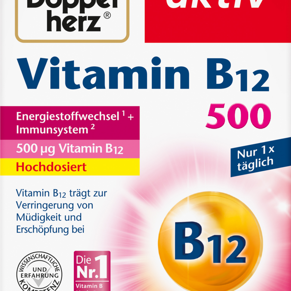 دوبلهيرز فيتامين ب 12 500 ميكروغرام أقراص صغيرة 30 قطعة ، 12.1 جرام مكمل غذائي