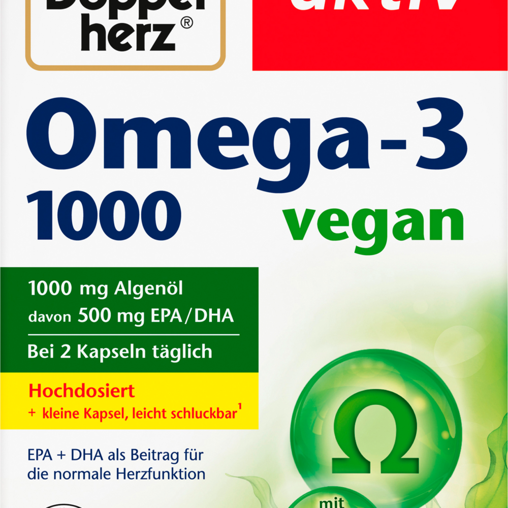 دوبلهيرز أوميغا 3 1000 كبسولة 120 حبة، 85.9 جرام مكمل غذائي