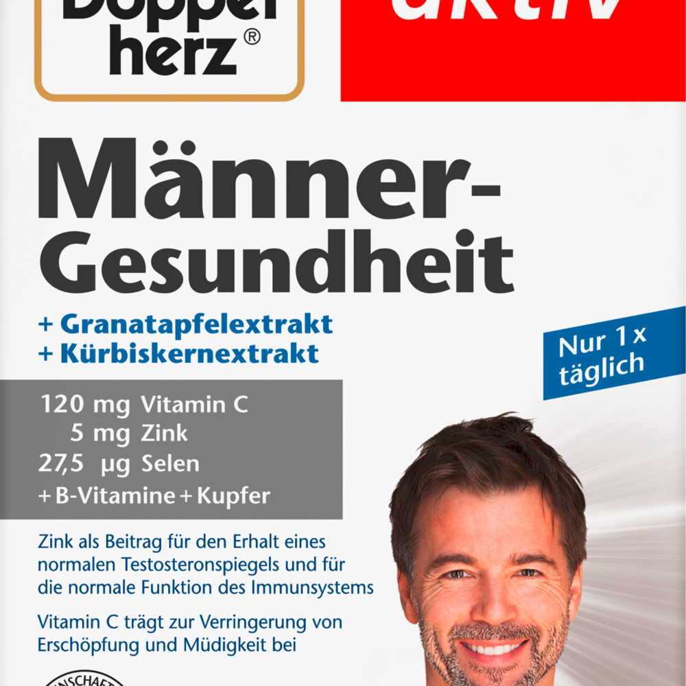 دوبلهيرز كبسولات صحة الرجال 30 قطعة ، 28.2 جرام مكمل غذائي