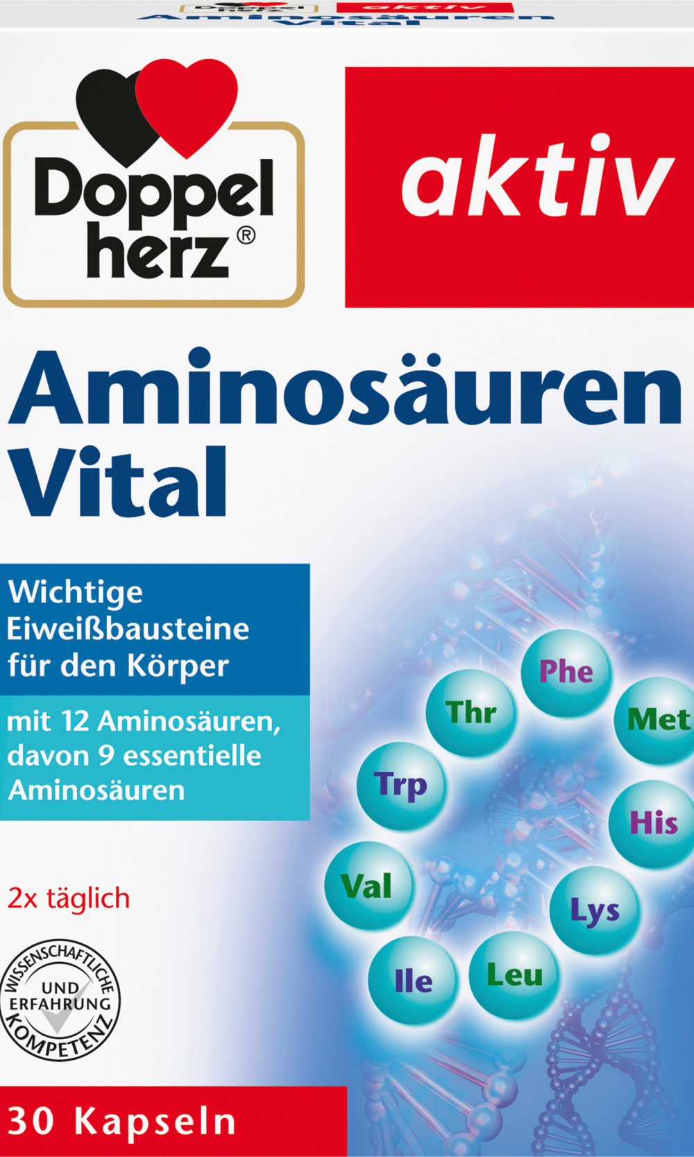 دوبلهيرز كبسولات حيوية للأحماض الأمينية 30 قطعة، 27.2 غمكمل غذائي