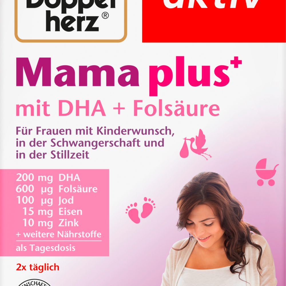 Doppelherz Mama plus, كبسولات 30 قطعة، 38.4 جرام مكمل غذائي