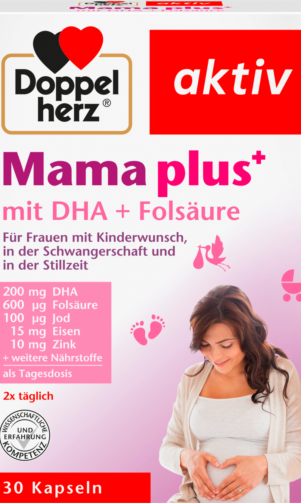 Doppelherz Mama plus, كبسولات 30 قطعة، 38.4 غراممكمل غذائي