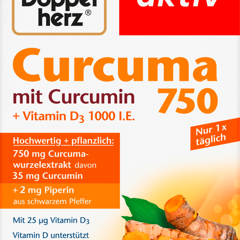 دوبلهيرز كركم 750 كبسولة 30 قطعة ، 26.7 جرام مكمل غذائي