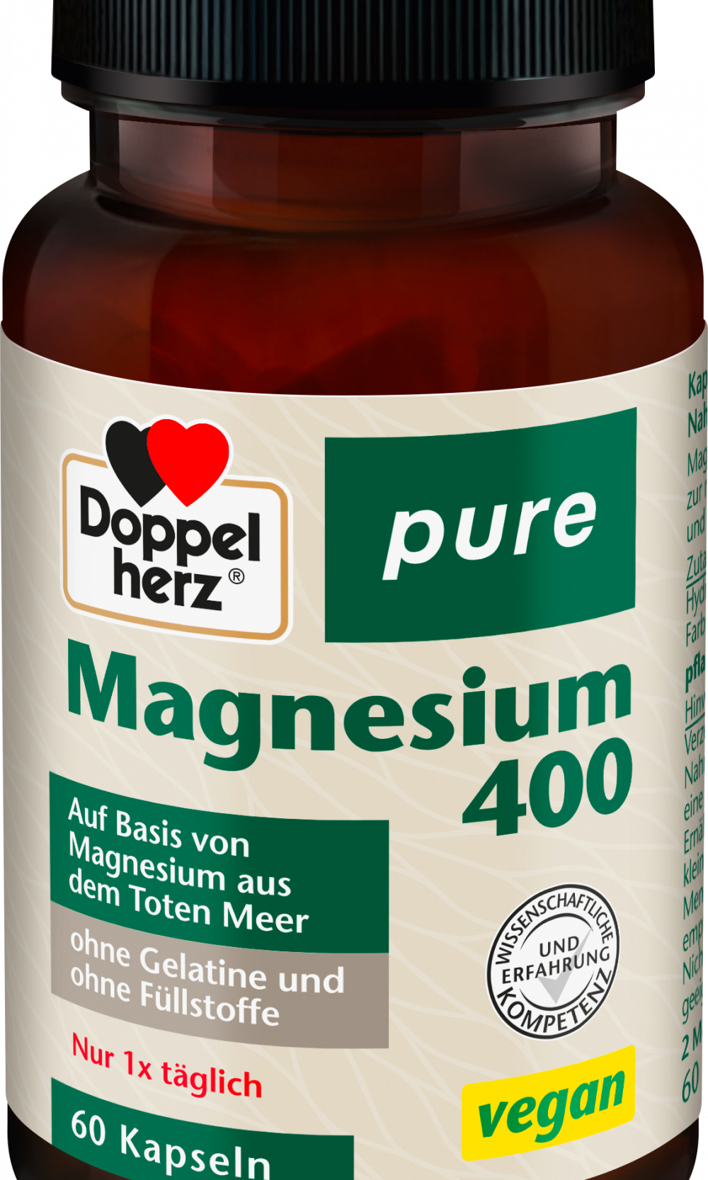 دوبلهيرز مغنيسيوم 400 كبسولة 60 قطعة ، 45.7 جرام مكمل غذائي