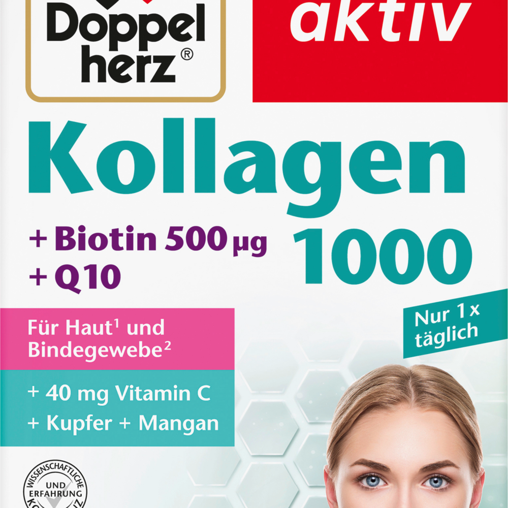 دوبلهيرز كولاجين 1000 قرص 100 حبة، 136 جرام مكمل غذائي