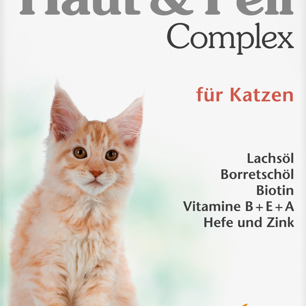 Doppelherz مكمل غذائي للقطط، مركب للبشرة والمعاطف (25 قطعة)، 250 جرام علف تكميلي