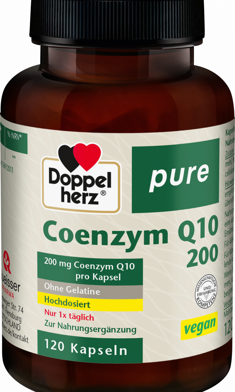 دوبلهيرز كبسولات إنزيم Q10 120 قطعة، 60.7 جممكمل غذائي