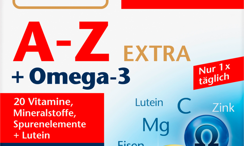 دوبلهيرز A-Z + أوميغا 3 كبسولات إضافية 30 قطعة، 45 جم مكمل غذائي