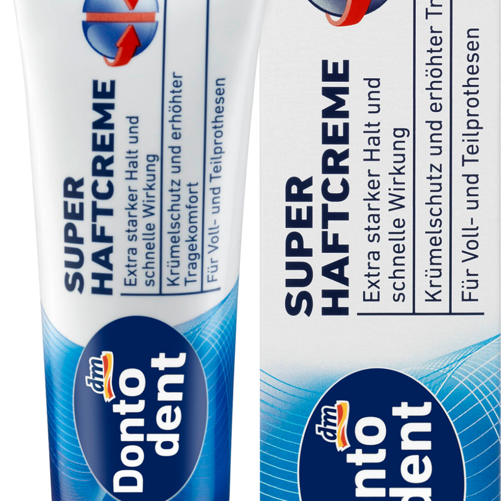 Dontodent كريم لاصق فائق الثبات القوي ، 40 جرام جهاز طبي