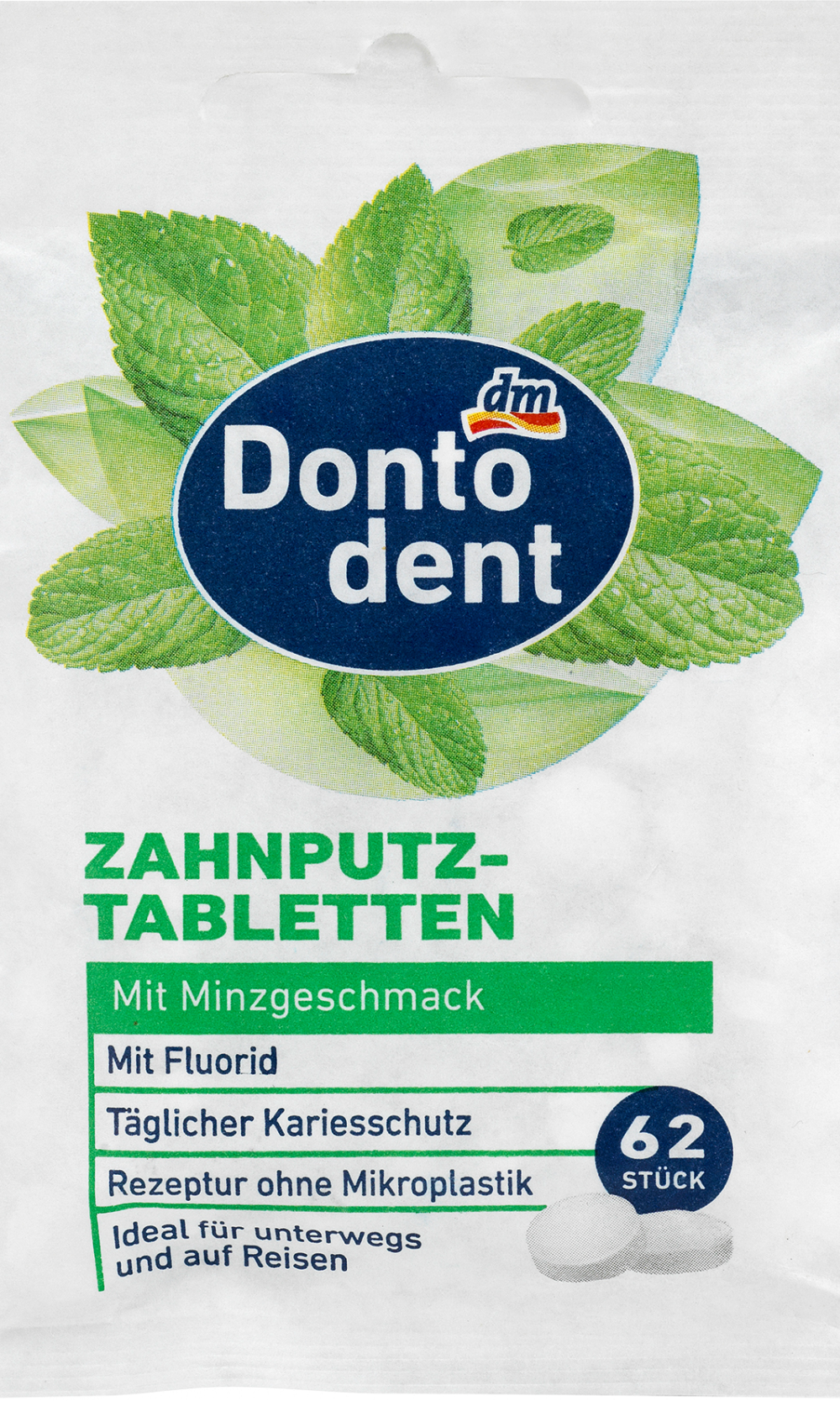 أقراص فرشاة أسنان دونتودينت، 20 جم