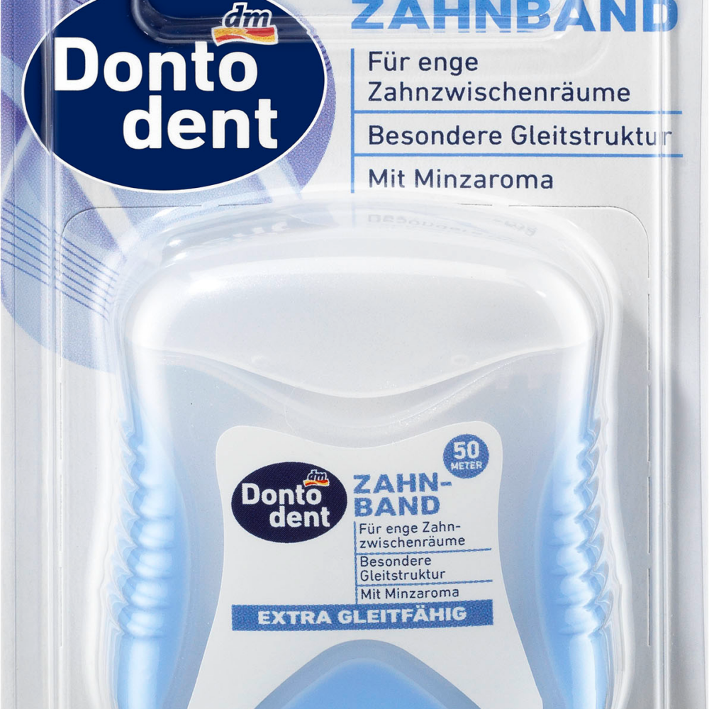Dontodent Dontodent شريط أسنان زلق للغاية، 50 م، 1 قطعة