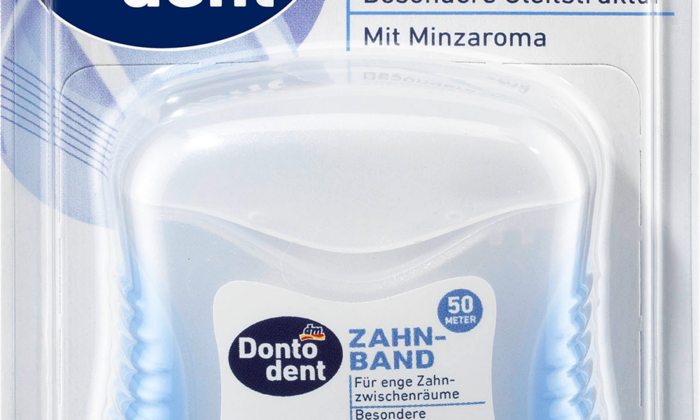 Dontodent Dontodent شريط أسنان زلق للغاية، 50 م، 1 قطعة
