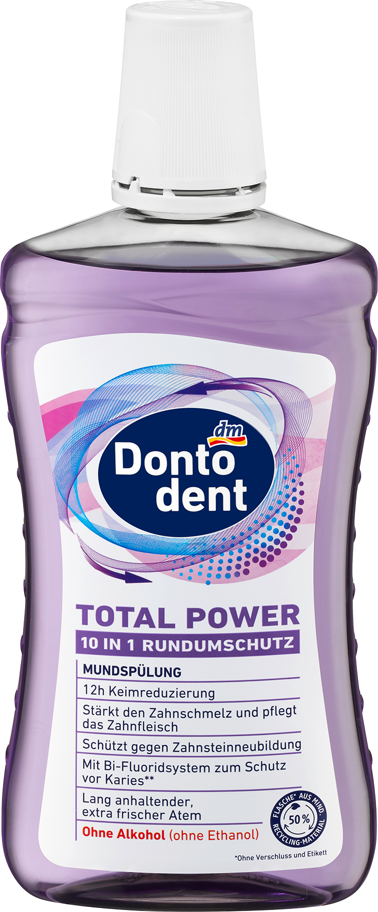 دونتودينت غسول الفم توتال باور ، 500 مل