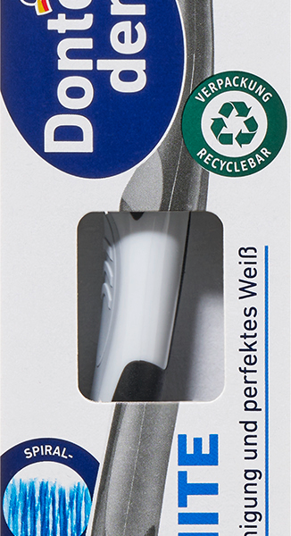 Dontodent فرشاة أسنان Perfect Clean & White، 1 قطعة