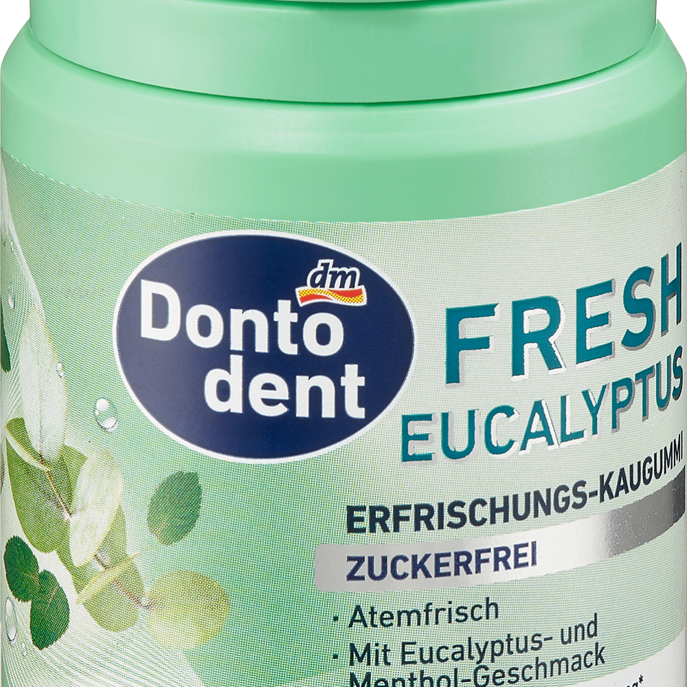 Dontodent علكة، أوكالبتوس طازج، 50 قطعة