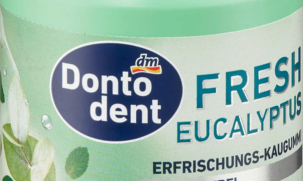 Dontodent علكة، أوكالبتوس طازج، 50 قطعة