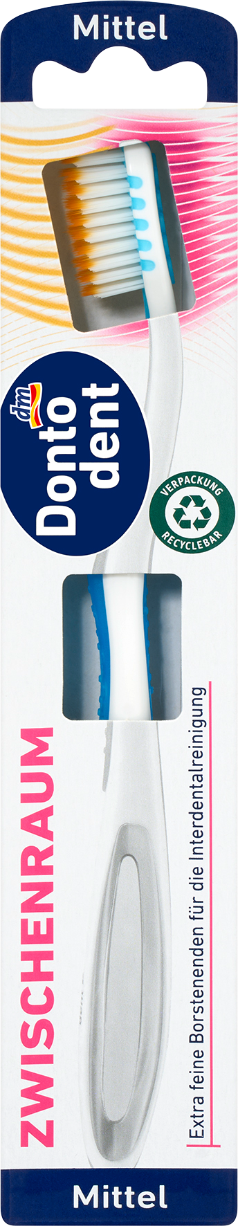 فرشاة أسنان Dontodent مساحة متوسطة، 1 قطعة