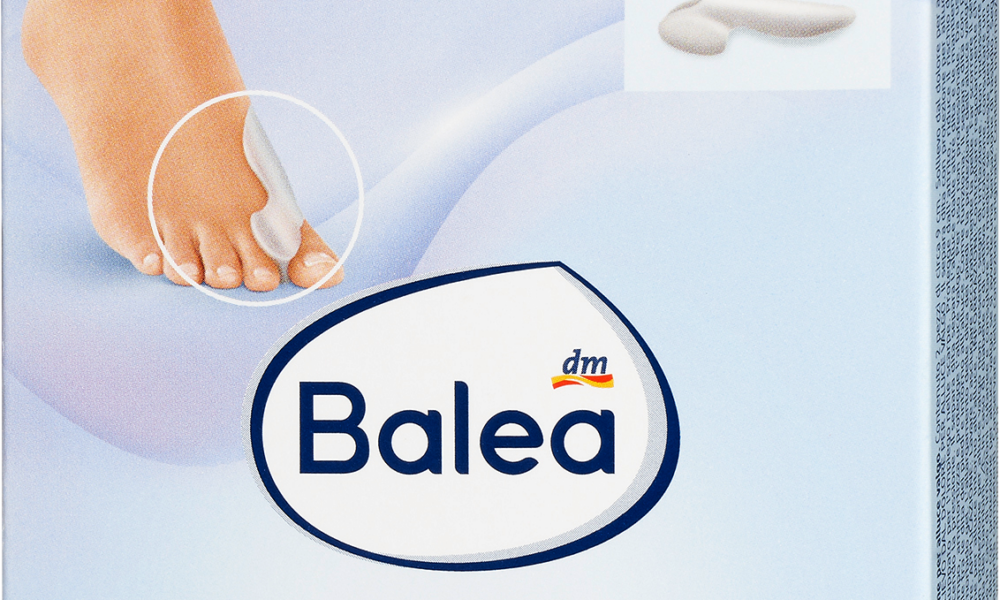 Balea Hallux Valgus Toe Spreader مع حماية من الوكعة ، 2 جهاز طبي