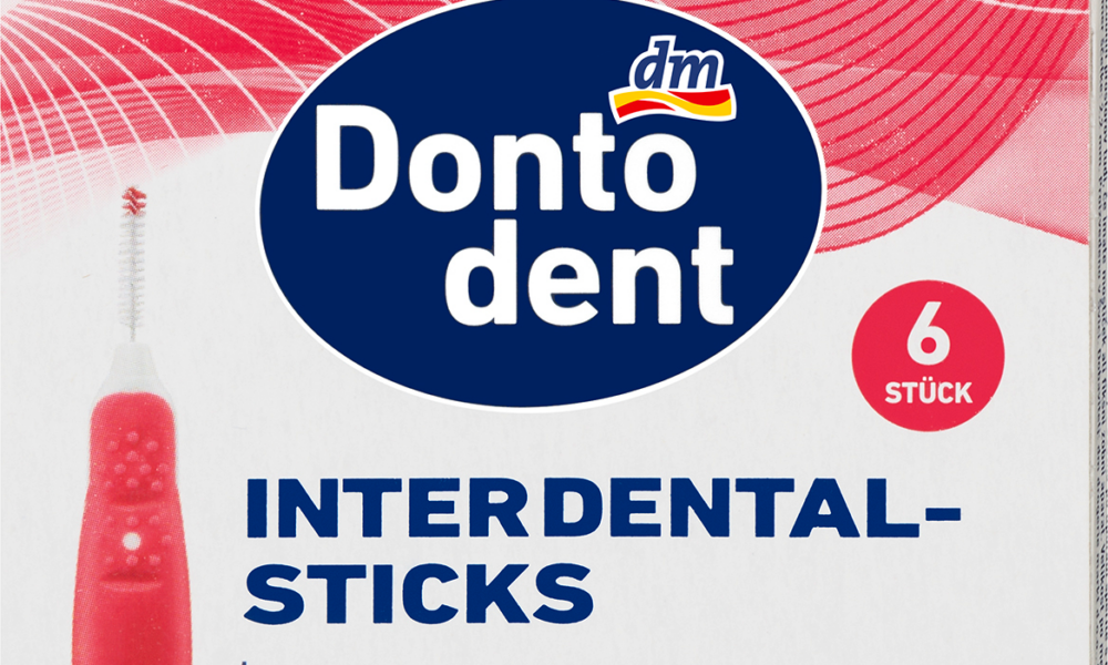 Dontodent فرش بين الأسنان أحمر 0.5 مم ISO 2 ، 6 قطع