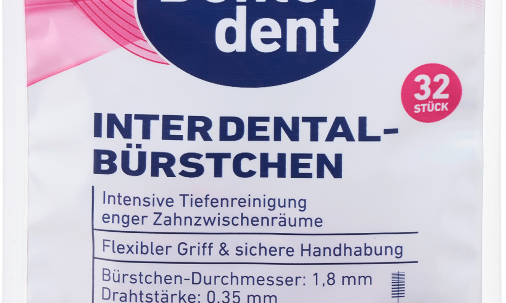 فرش Dontodent بين الأسنان ISO 0 ، 32 قطعة