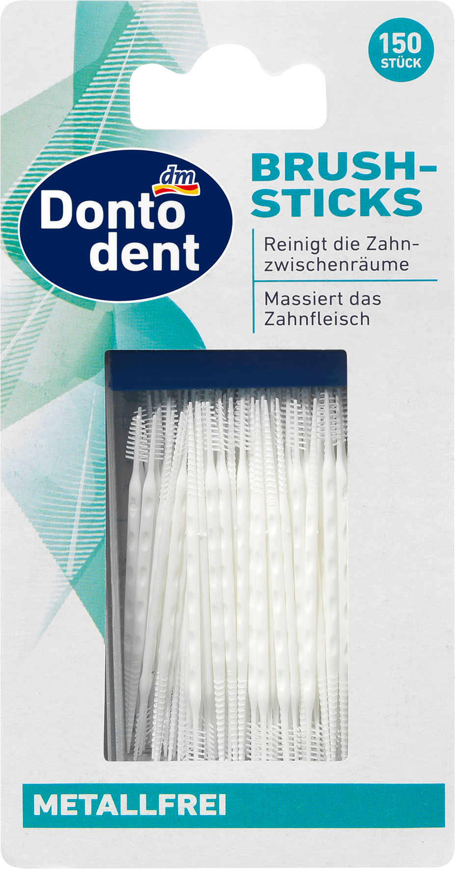 Dontodent فرشاة خالية من المعادن، 150 قطعة