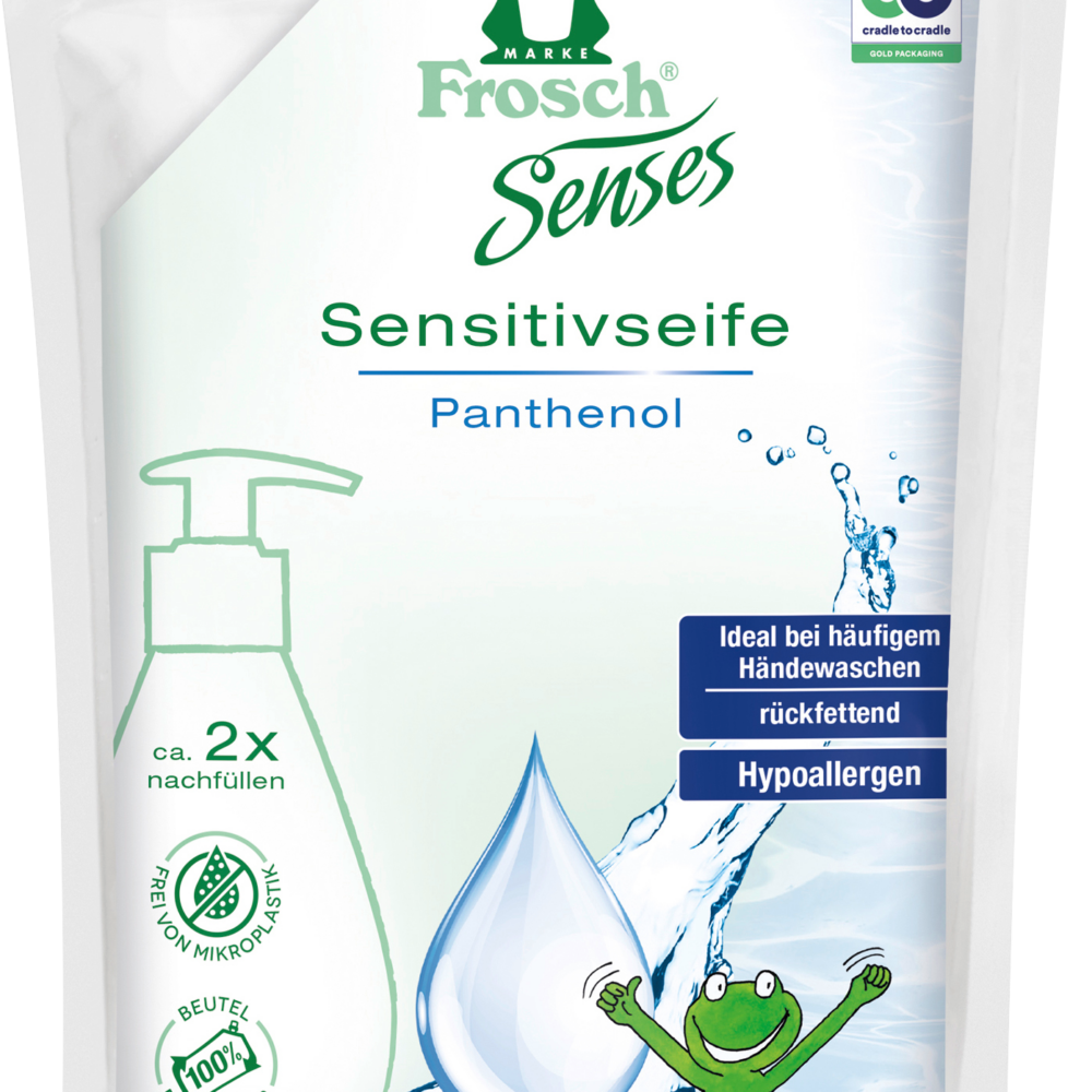 عبوة عبوة الصابون السائل للعناية الحساسة النقية، 500 مل