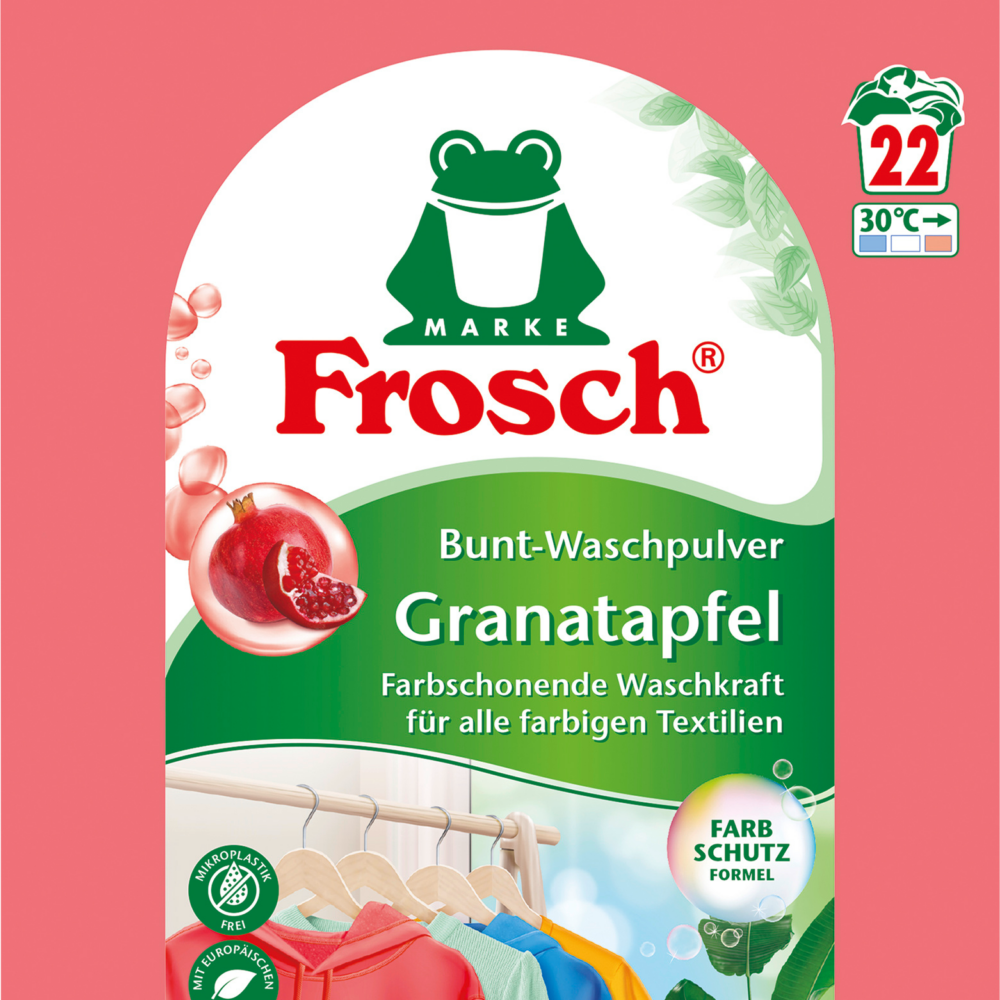 فروش مسحوق غسيل ملون بالرمان، 22 واط