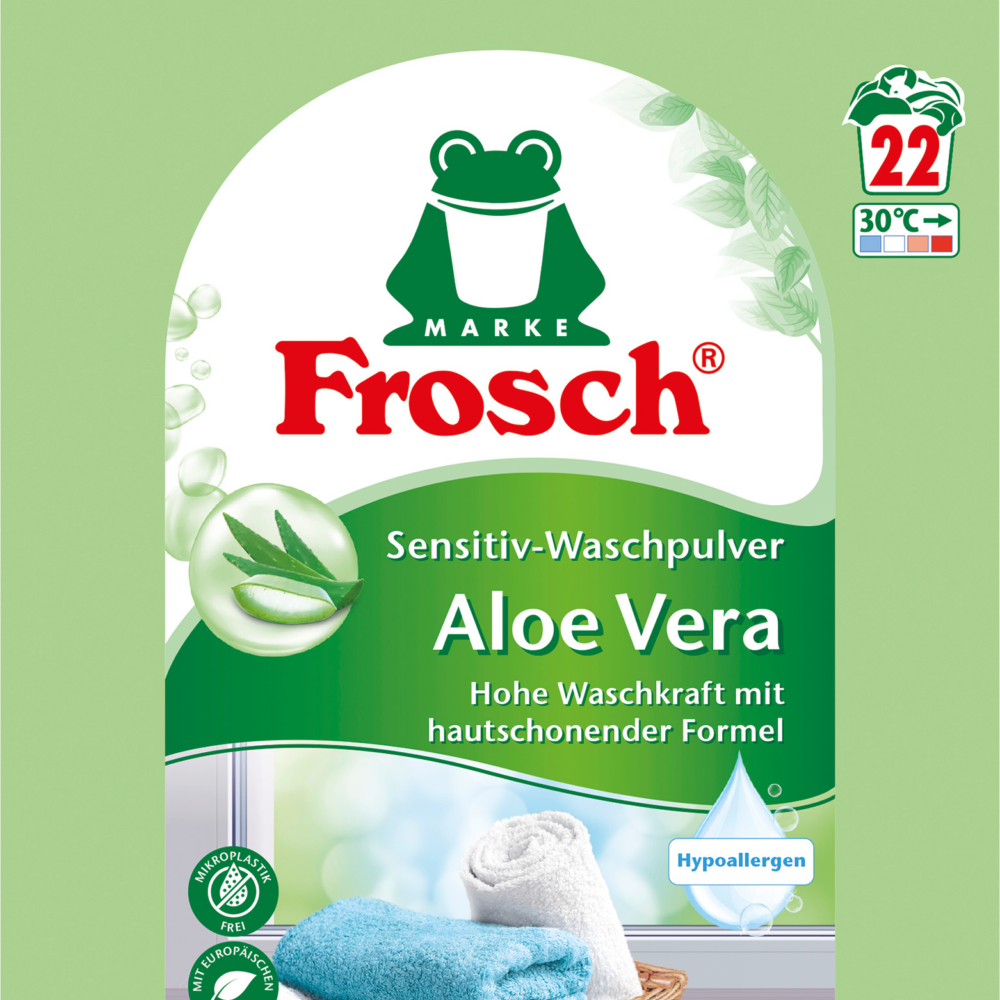 مسحوق منظفات الغسيل من فروش بالصبار الحساس، 22 واط