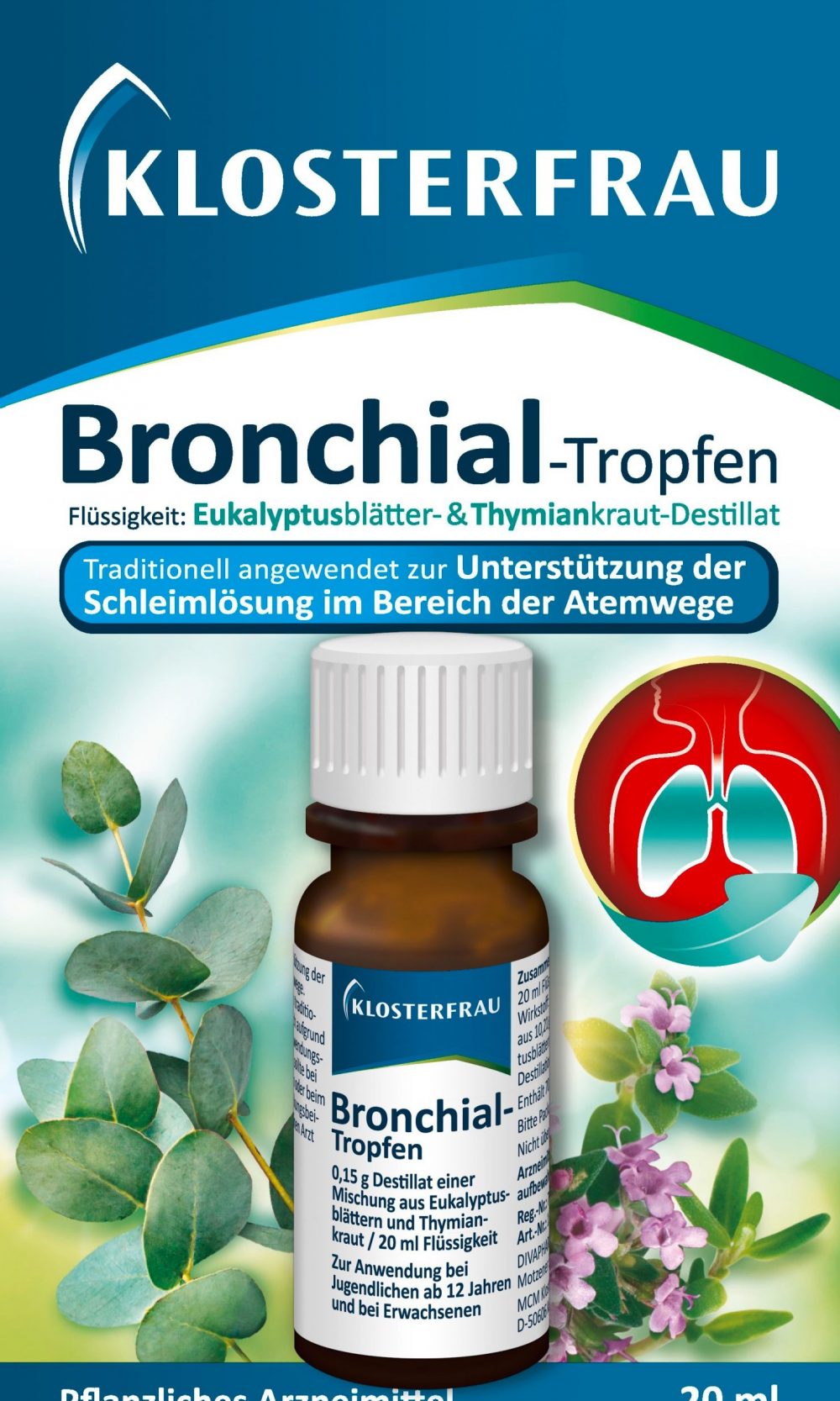 كلوسترفراو قطرات الشعب الهوائية، 20 ملالأدوية