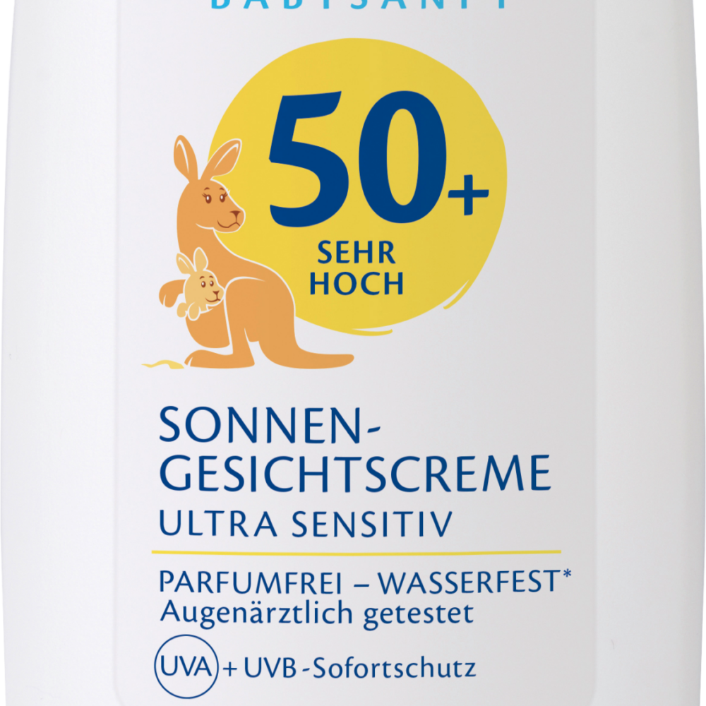 HiPP Babysanft واقي من الشمس للوجه للأطفال، فائق الحساسية، SPF 50+، 30 مل