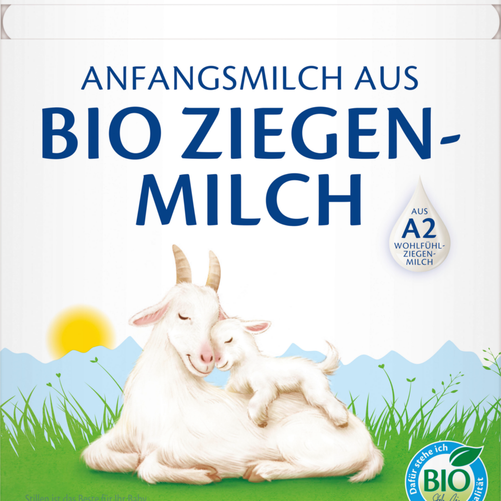 حليب الأطفال HiPP مسبق الصنع من حليب الماعز منذ الولادة ، 400 جرام حليب أطفال