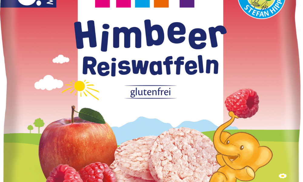 HiPP Baby Snack كعك أرز التوت ، 30 جرام طعام تكميلي