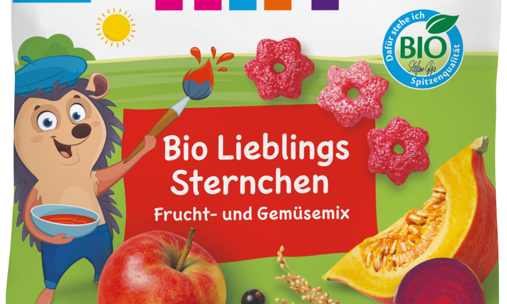HiPP Kindersnack Lieblings-Sternchen ، من 1 سنة ، 30 جرام طعام تكميلي