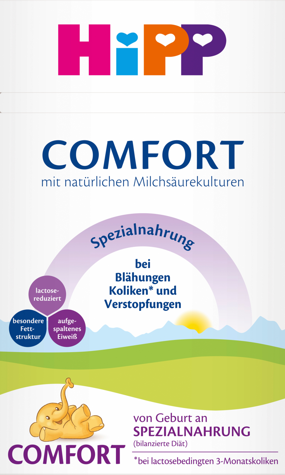 HiPP راحة طعام خاصة منذ الولادة، 0.6 كجمحليب حليب الأطفال