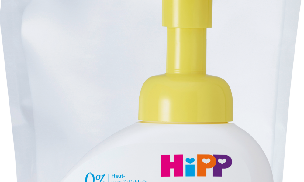 HiPP Babysanft رغوة غسيل الأطفال الحساسة ، عبوة إعادة التعبئة ، 250 مل