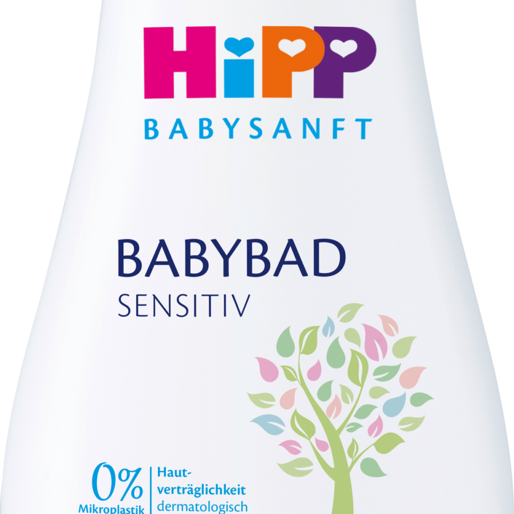 HiPP Babysanft حمام الأطفال الحساس، 350 مل