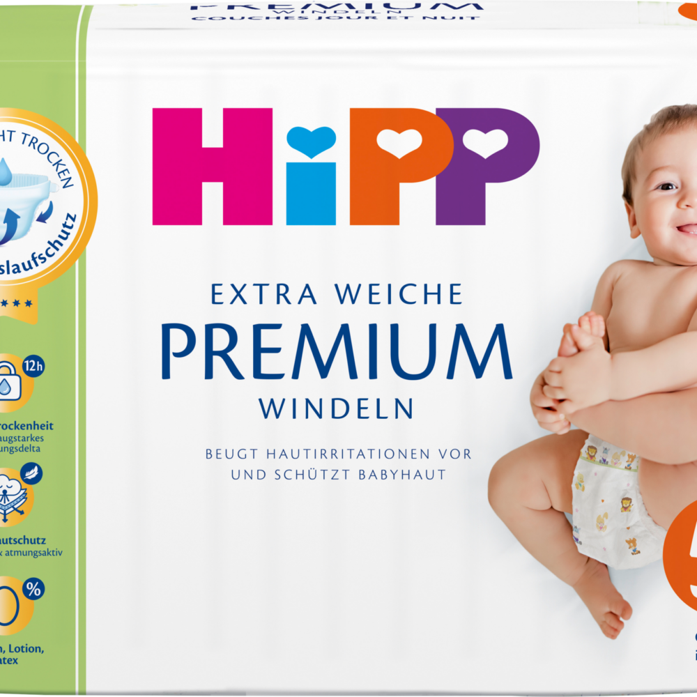 حفاضات هاي بي مقاس بريميوم 5 جونيور (11-16 كجم)، 44 قطعة