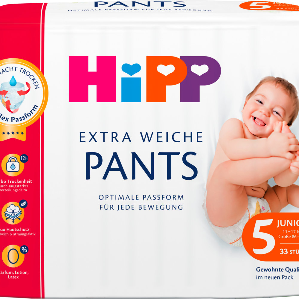 هايب بنطلون أطفال مقاس 5 (11-17 كجم)، 33 قطعة