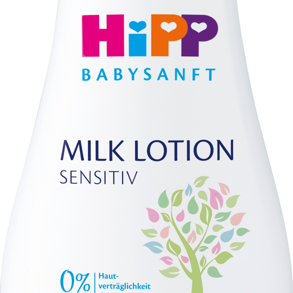 HiPP بيبي سانفت لوشن حليب الأطفال الحساس، 350 مل
